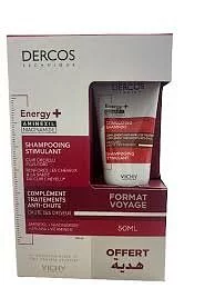 Vichy Dercos Shampooing Energisant + Shampooing Format Voyage 50ml