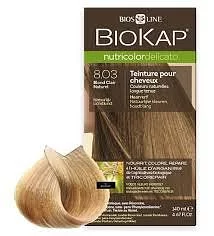 Biokap Nutricolor Delicato Rapid Numero 8.03 Blond Clair Naturel