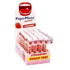 Papermints Cool Caps Strawberry Fraise Boite De 18 Gelules