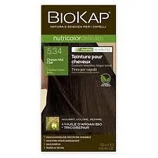 BIOKAP NUTRICOLOR DELICATO NUMERO 5.34 CHATAIN MIEL CLAIR RAPID 10 MINUTES 135ML