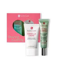 Erborian Pack Anti Rougeurs Cc Red Correct 15ml + Centella Creme 20ml