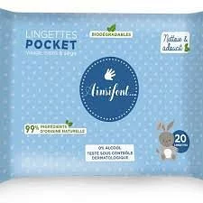 Ainsifont Lingettes Dermo Nettoyantes Boite De 20