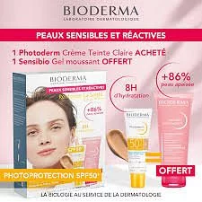 Bioderma Coffret Photoderm Ar+ + Sensibio Gel Moussant 100ml Offert