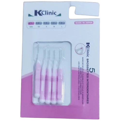 Kclinic 5 Brossettes Interdentaires 0.7 Taille Sss Boite De 5