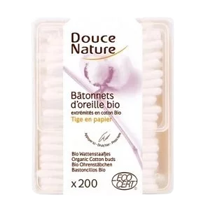 Douce Nature Batonnets Doreille Bio Boite De 200
