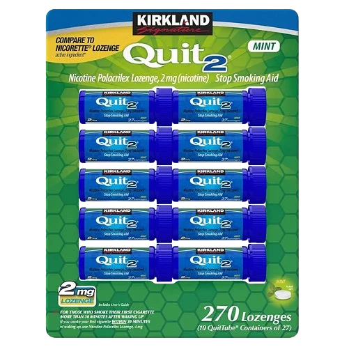 Kirkland Gum Quit2 Stop Smoking Aid Boite De 27