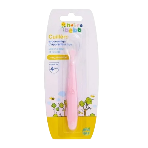 NOTRE BEBE CUILLIERE EN SILICONE +4MOIS REFERENCE BD249-6 PAR UNITE