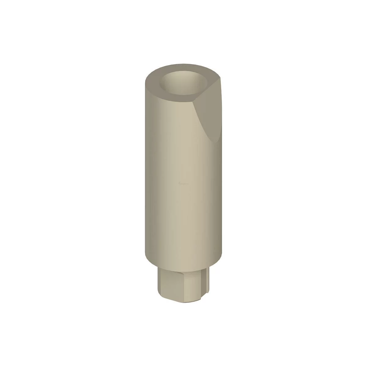 CARES NNC CORPS DE SCANNAGE MONO COMPRENANT VIS DE FIXATION 3.5MM H 10MM PEEK TAN REFERENCE 048.173