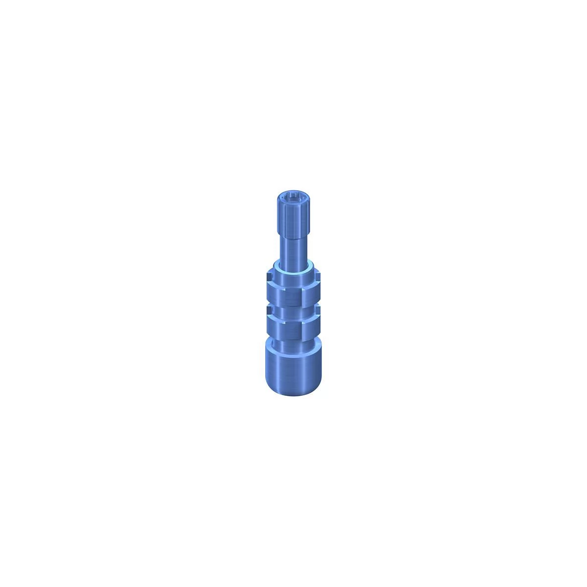 PILIER D‘EMPREINTE POUR PORTE EMPREINTE PERFORÉ POUR PARTIE SECONDAIRE VISSÉE AU NIVEAU PARTIE SECONDAIRE 0° 3.5MM TAN REFERENCE 025.2243