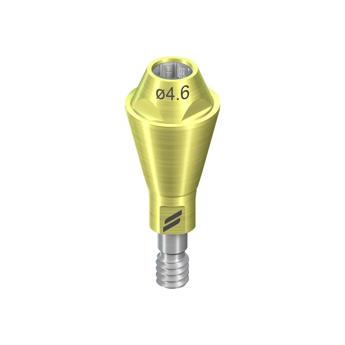 NC VISSÉE TITANE DROITE 0° D 4.6MM HG 4MM PARTIES SECONDAIRES VISSÉES REF 022.2754S
