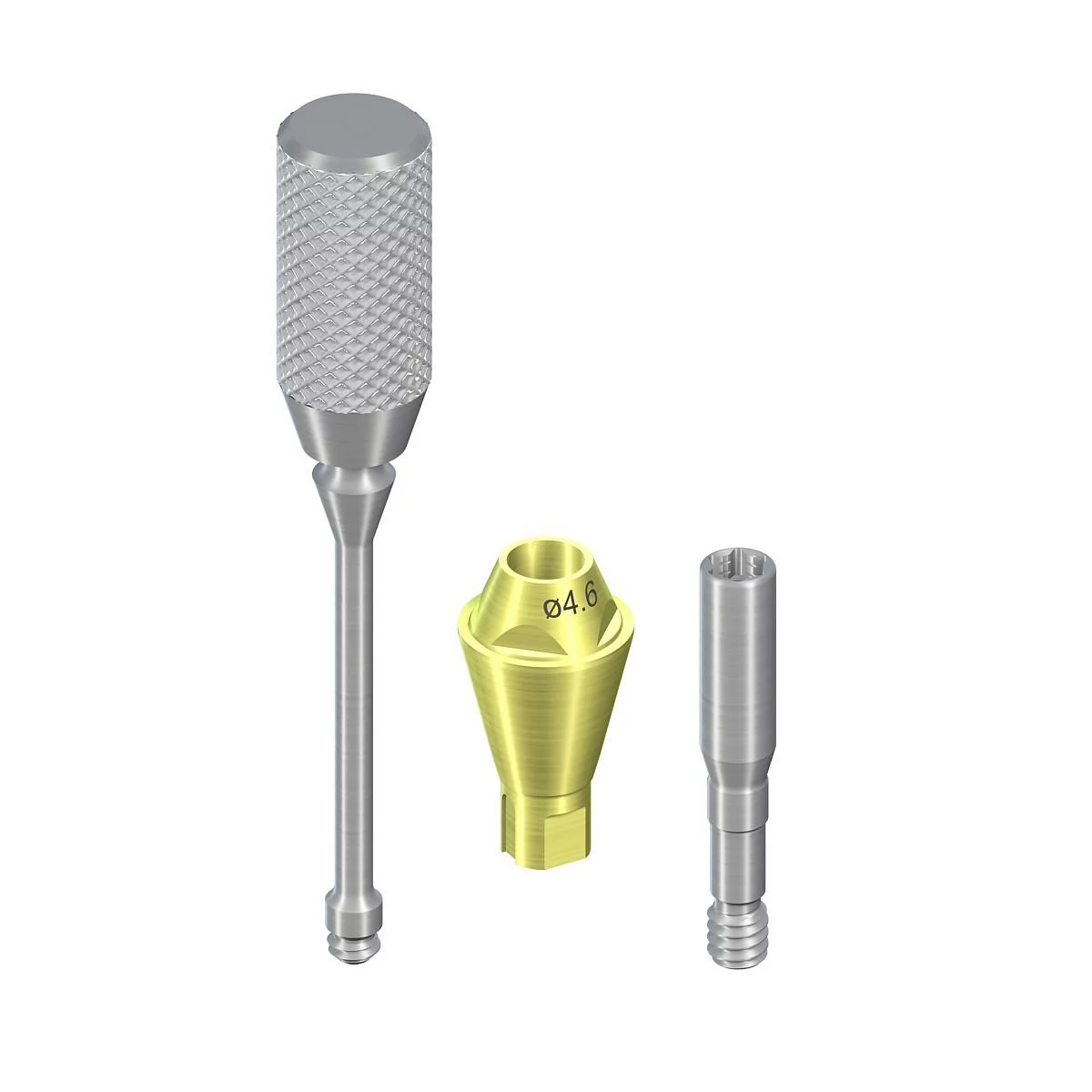 NC PARTIE SECONDAIRE VISSÉE TAN DROIT 0° 4.6MM GH 4MM REFERENCE 022.2754P
