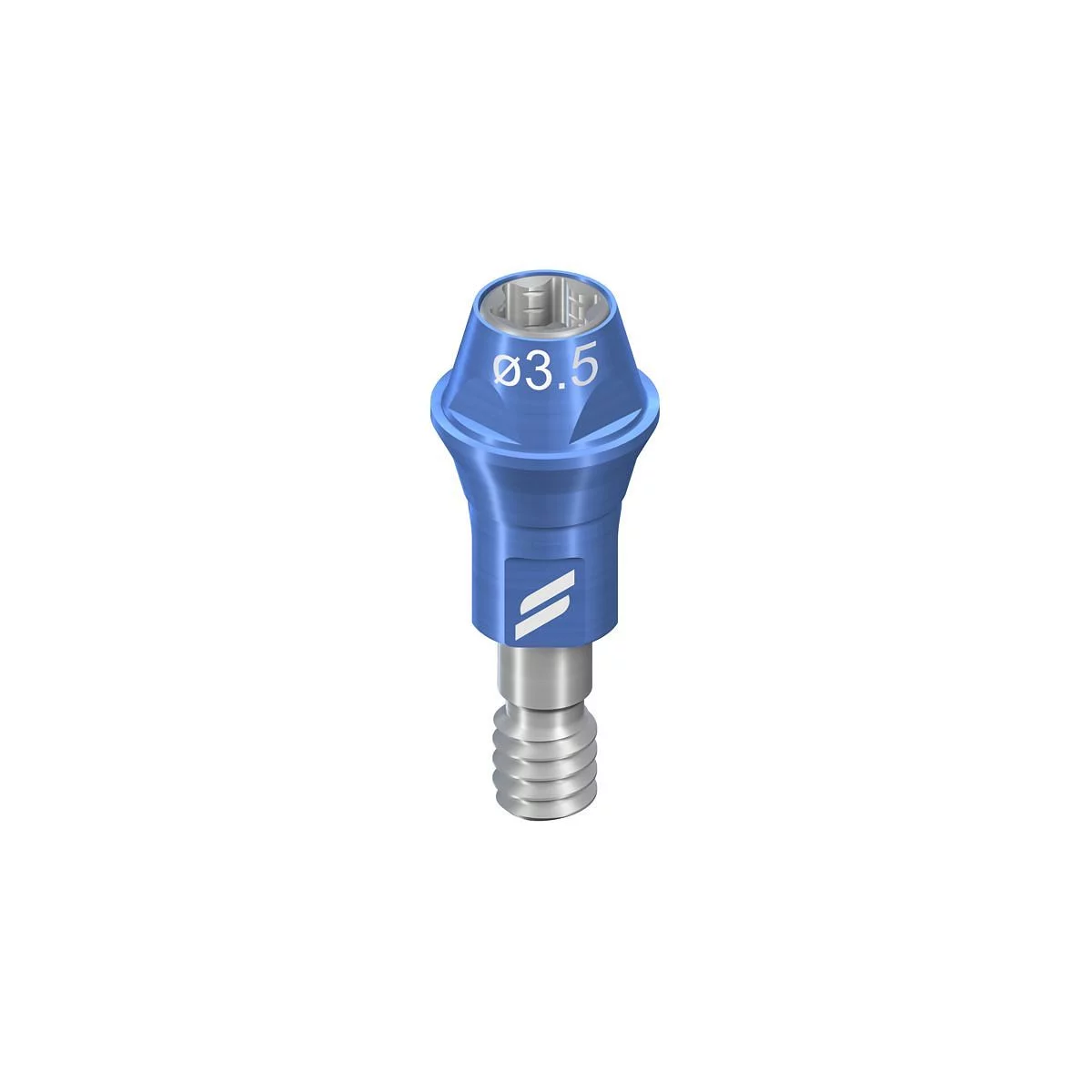 NC PARTIE SECONDAIRE VISSÉE TAN DROITE 0° 3.5MM GH 1MM STÉRILE REFERENCE 022.2745S