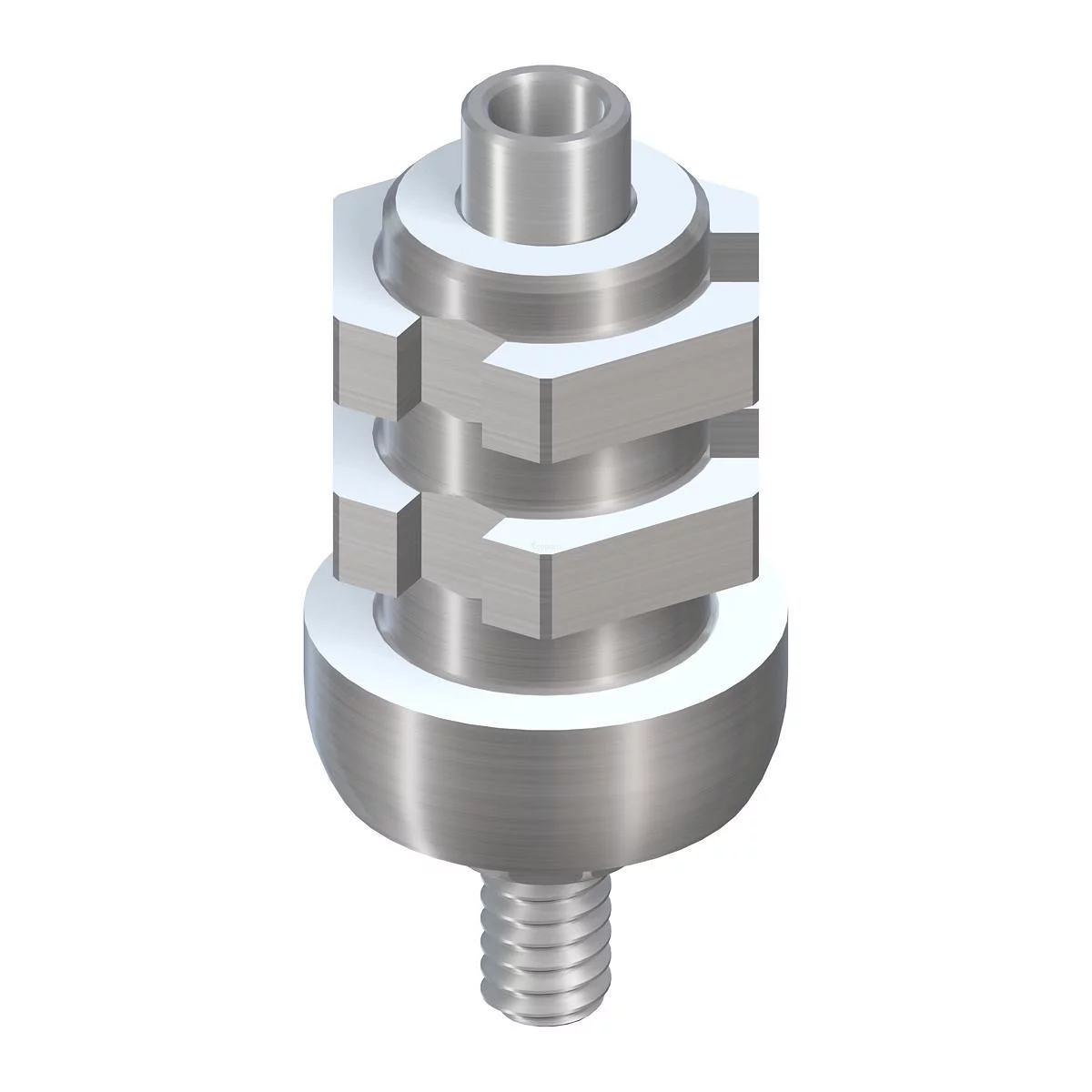 WN SYNOCTA COIFFE D'EMPREINTE VISSEE AVEC VIS DE POSITIONNEMENT INTEGREE HAUTEUR 10MM AL/TI REFERENCE 048.091