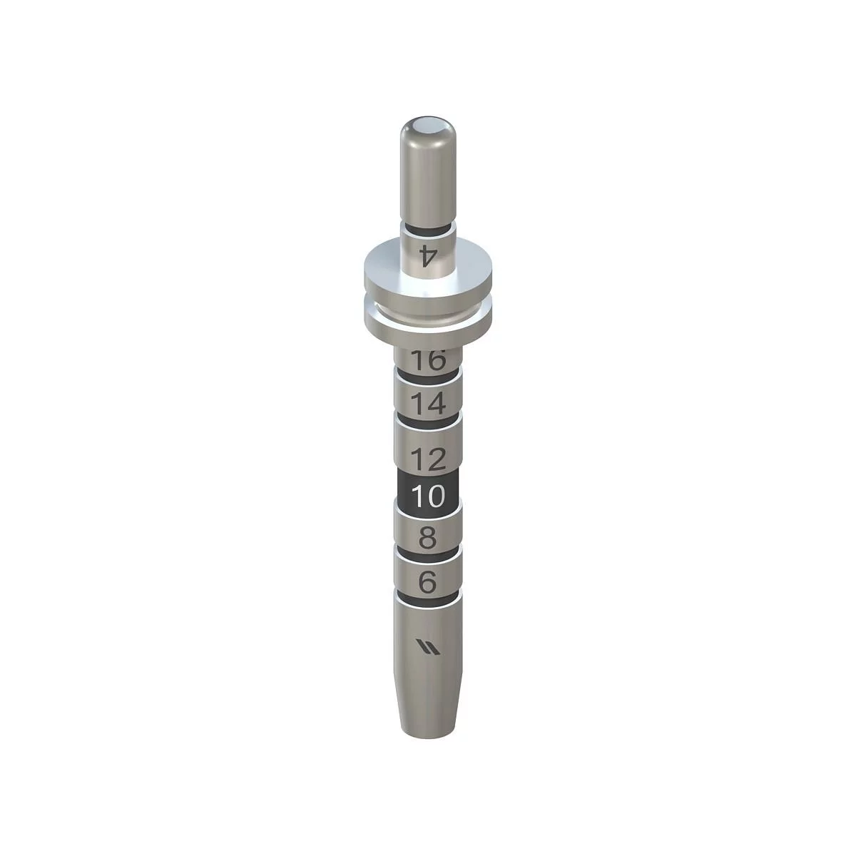 JAUGE DE PROFONDEUR AVEC INDICATEUR DE DISTANCE D 2.2MM 2.8MM TITANE PARTIES SECONDAIRES DE PLANIFICATION RÉF 046.704