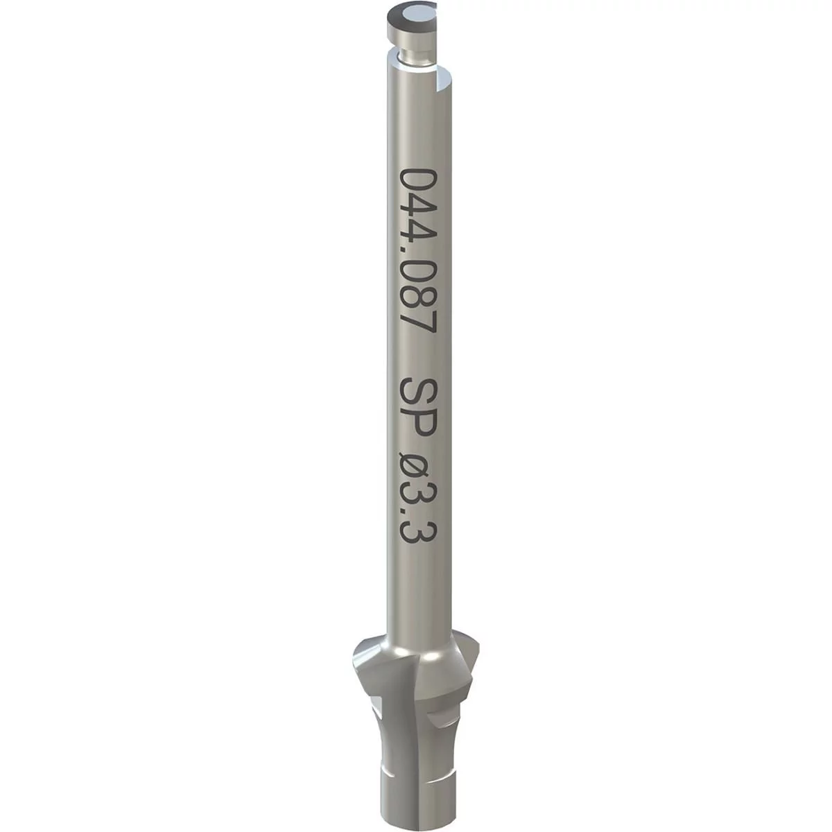 RN LONG 3.3MM L 34MM ACIER INOXYDABLE FRAISE PROFILÉE IMPLANT SP REF 044.087