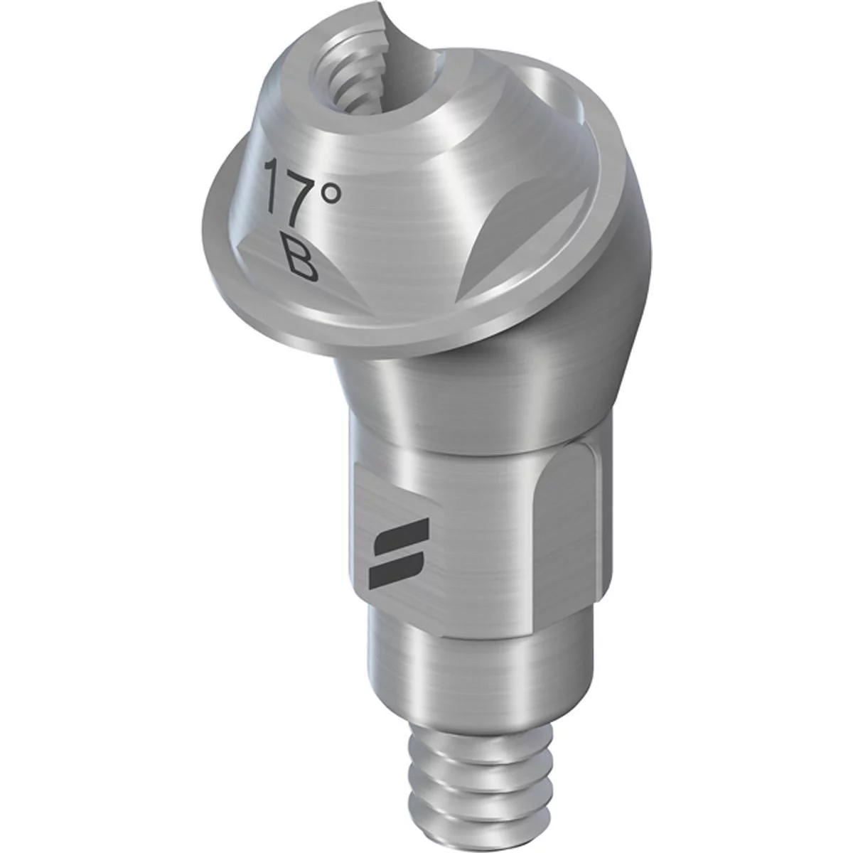 TITANE RC ANGULÉE 17° 4.6MM HG 2.5MM PARTIES SECONDAIRES VISSÉES REF 022.4748P